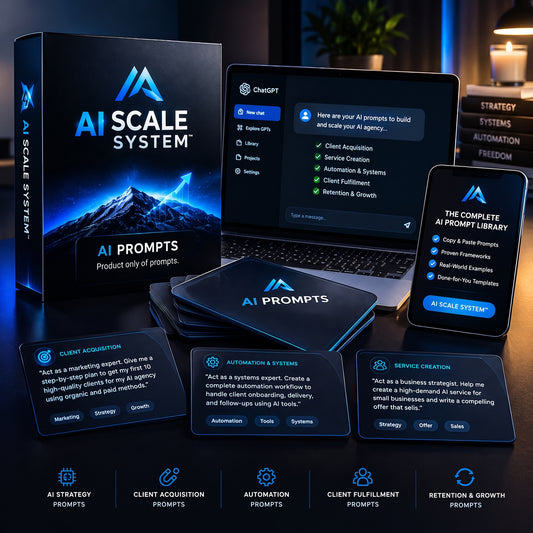 The Complete AI Prompt Library™: Your Copy-Paste Blueprint for Agency Scaling
